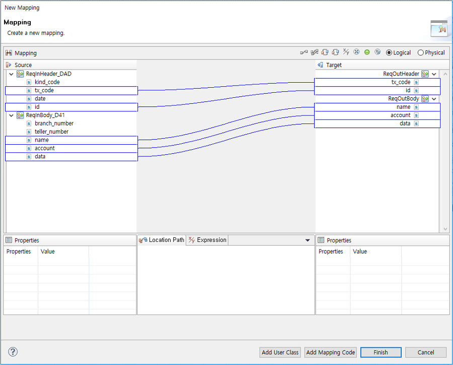 figure tutorial flow outbound rule req mapping