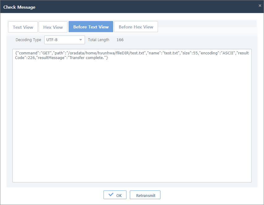 figure monitoring system msg before text