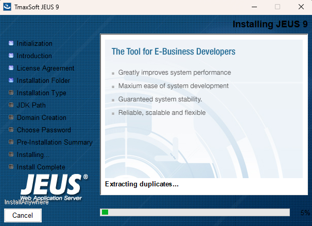 figure Installing JEUS9