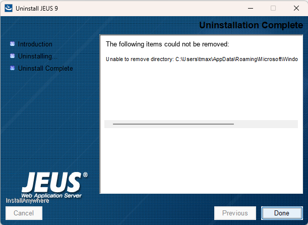 figure Uninstall Complete