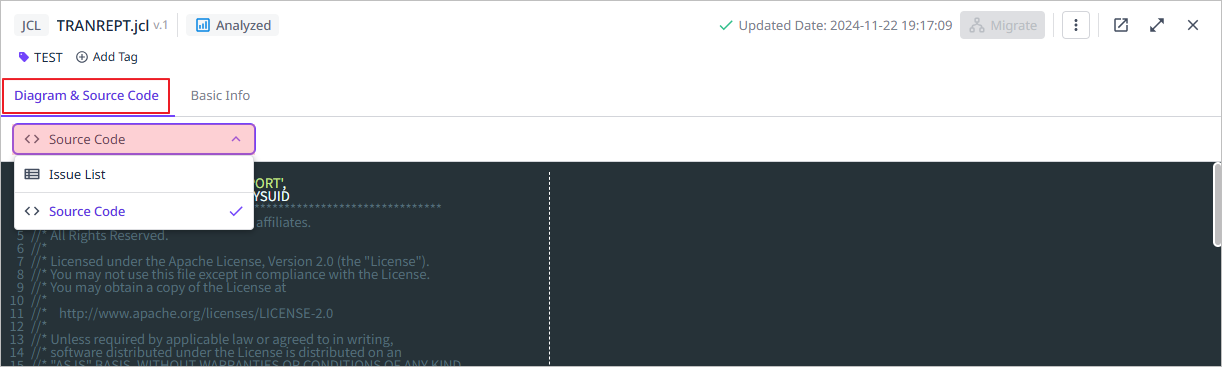 figure asset detail list source code