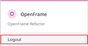 figure common logout menu click