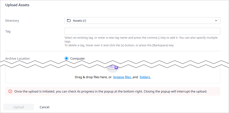 figure upload asset main