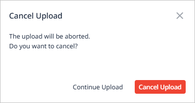 figure upload cancel dialog