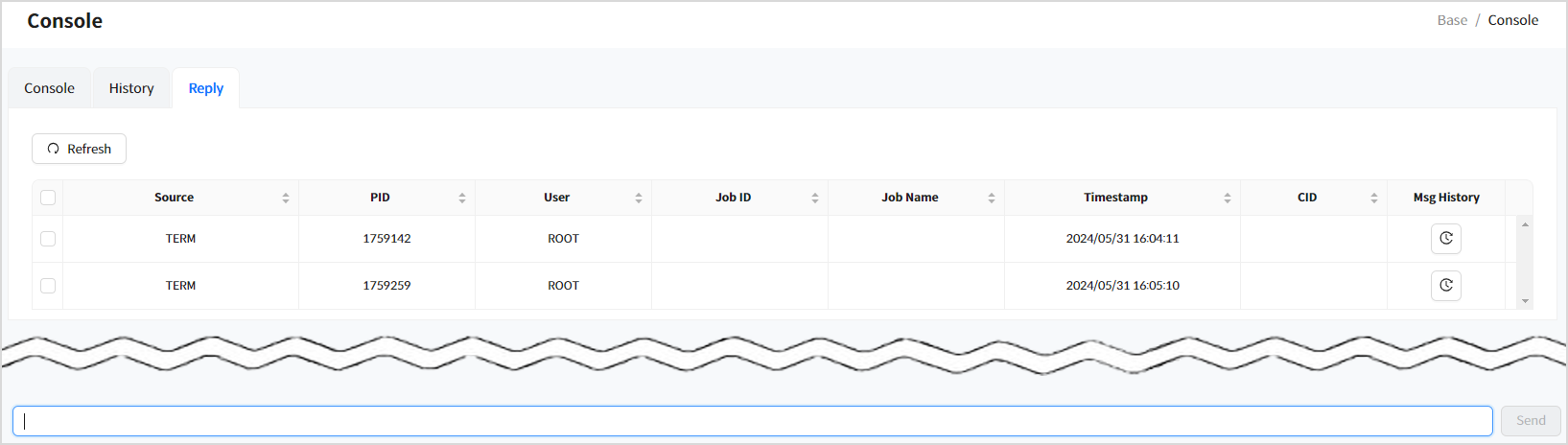 figure cm console reply
