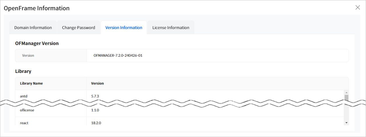 figure overview versioninfo page
