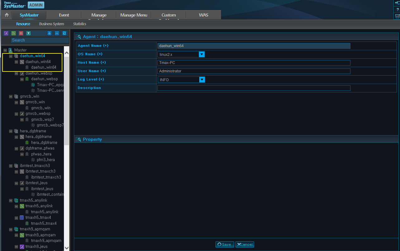 Checking Resource - Agent Registration