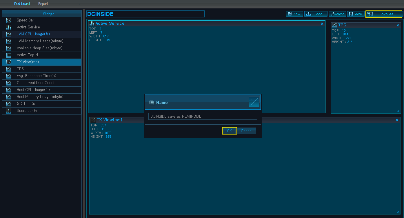Duplicating a Dashboard