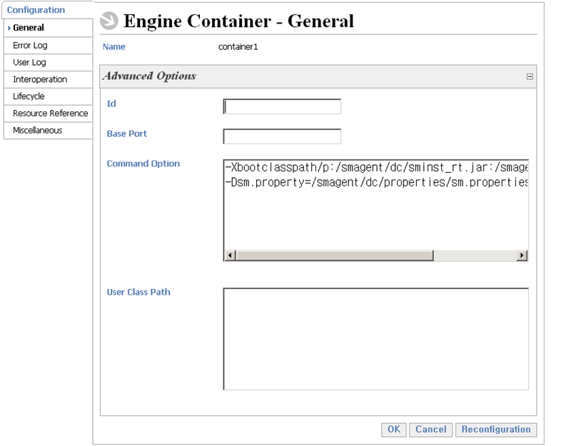 Configuring Using JEUS WebManager