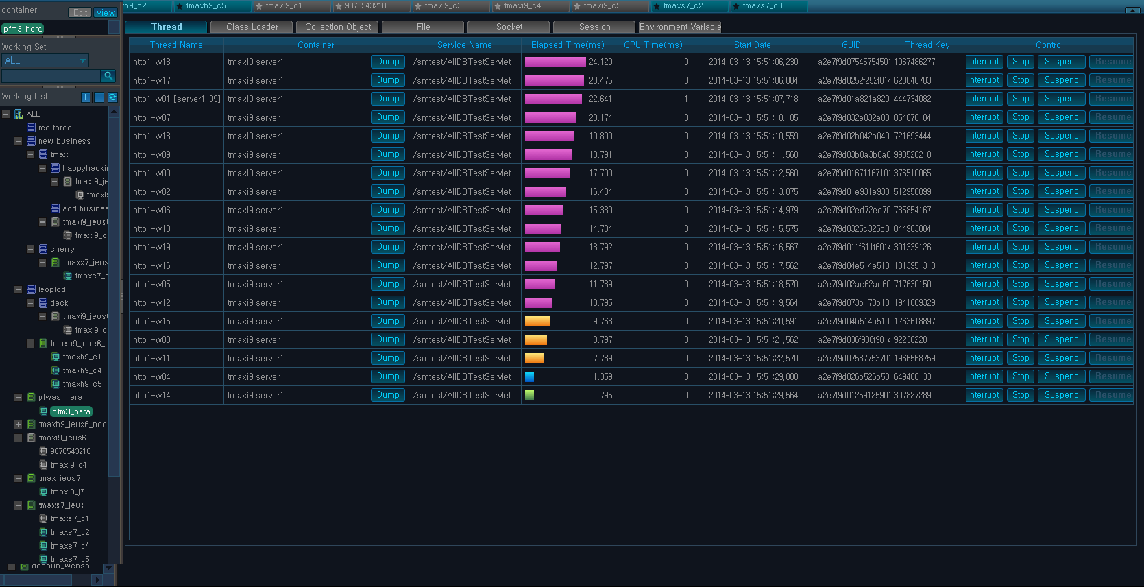 Real-Time Analysis - Snapshot - Thread