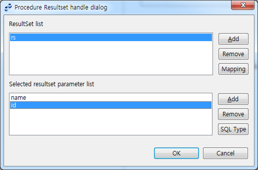 figure procedure resultset ex