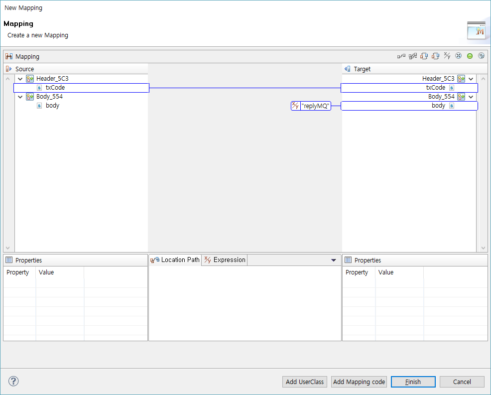 figure mq inbound mapping