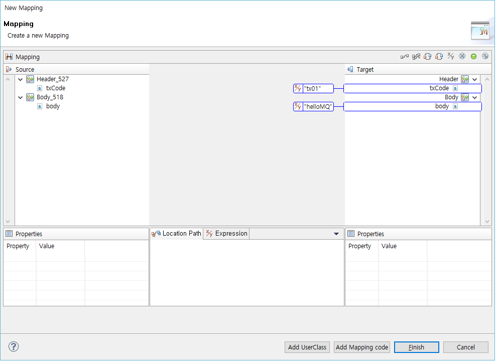 figure mq outbound request mapping