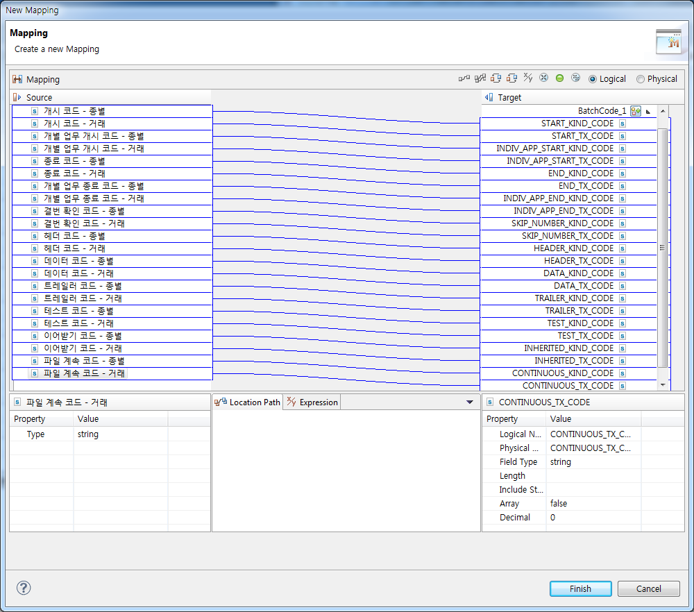 figure batch code mapping