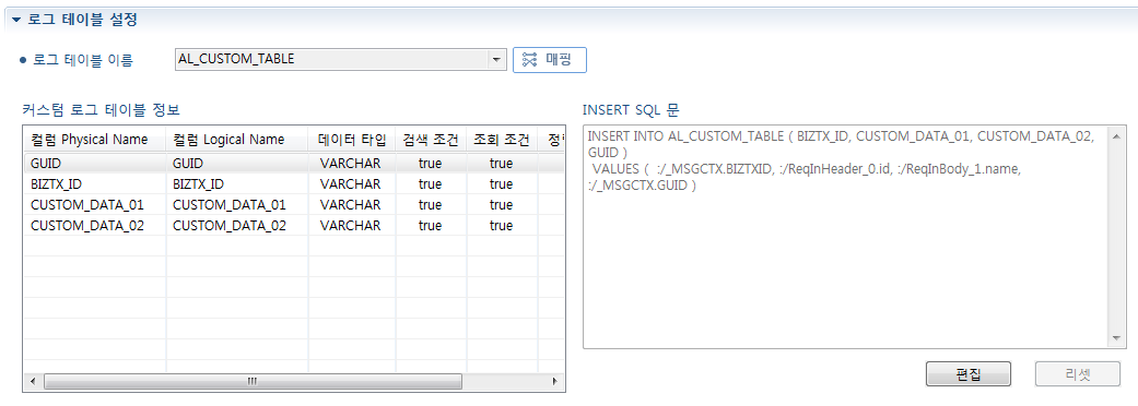 figure customlogoutboundrule table example