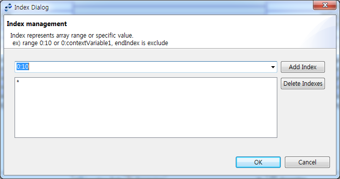 figure mapping array index dialog