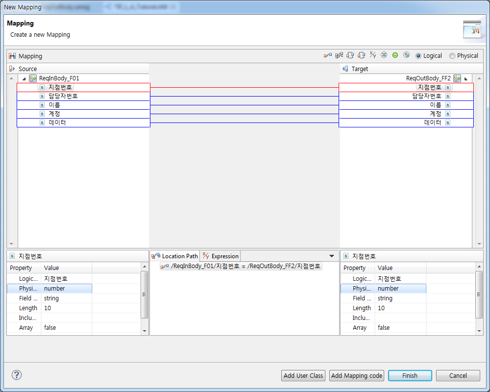 figure mapping dialog