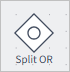 flow Split OR gateway node