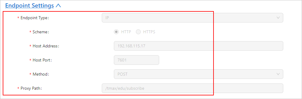 figure admin resource detail endpoint settings