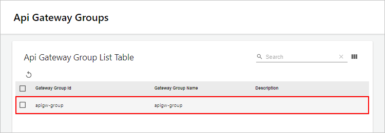 figure integration gateway group list click