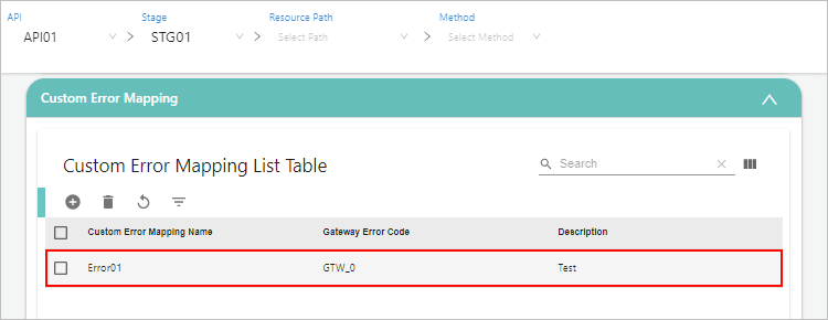 figure custom error mapping list click