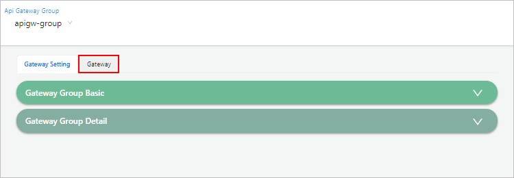 figure gateway group detail gateway tab