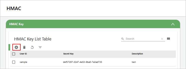 figure hmac key add click