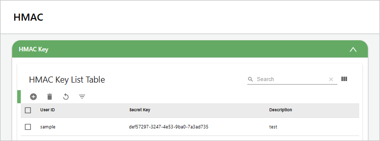 figure hmac key list main