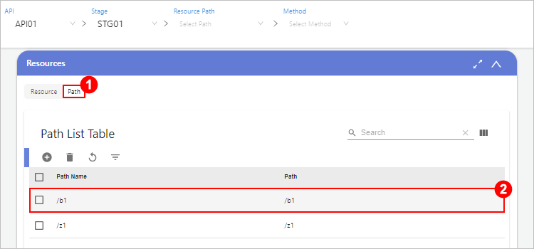 figure resources path list click