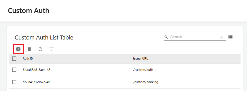 figure custom auth add click