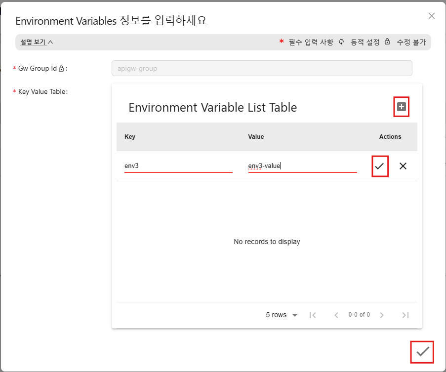 figure environment variables dialogue create button click