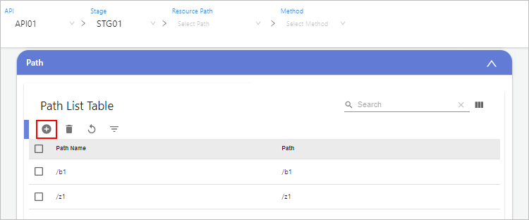 figure resources path create button