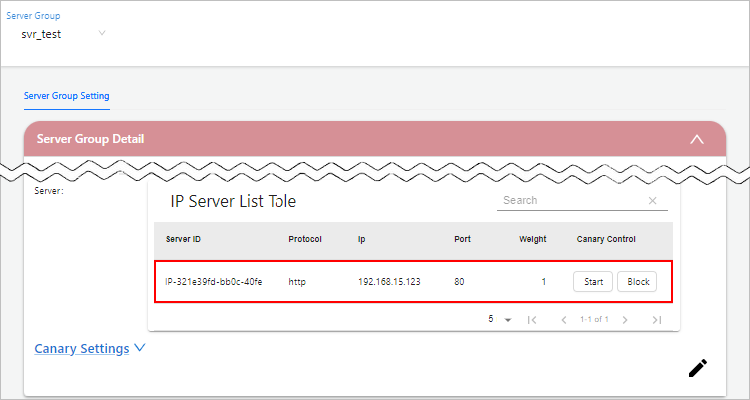 figure sever group server list click