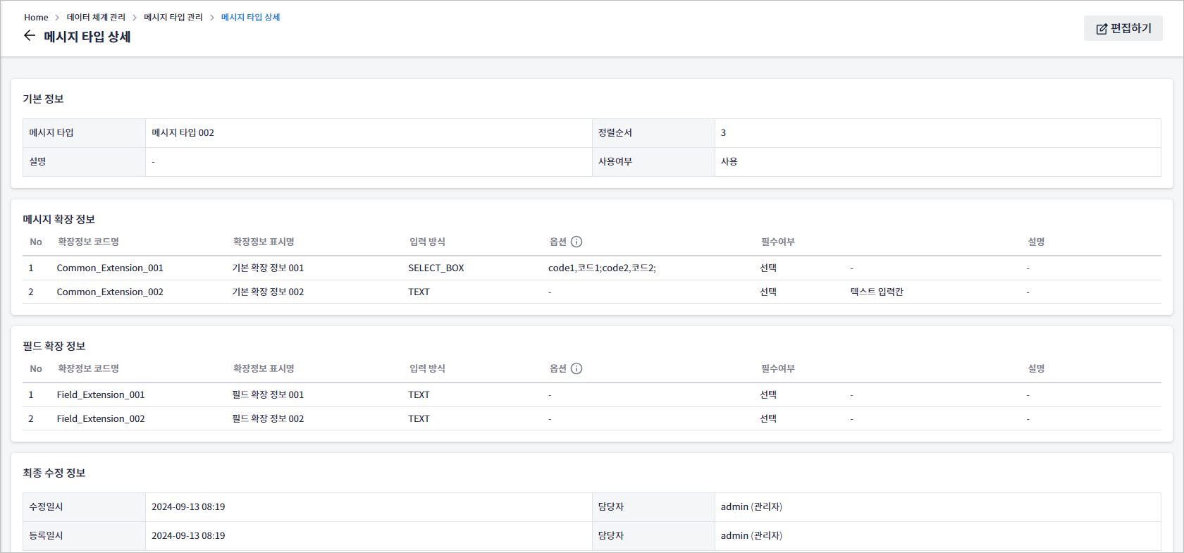 figure message type with extension
