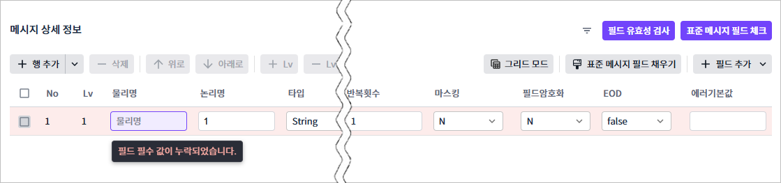 figure message field error message 2