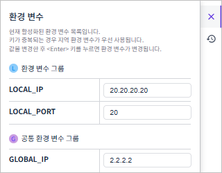figure active environment list