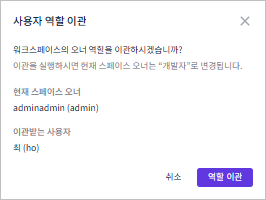 figure workspace member role change