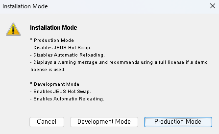 figure installation mode