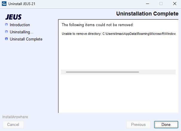 figure uninstall complete