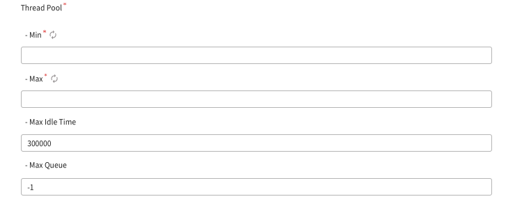 figure webmanager config web connections threadpool