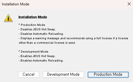 figure installation mode