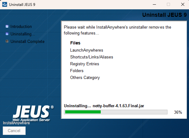 figure Uninstalling