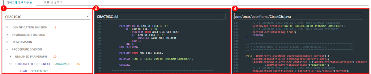 figure application detail cobol