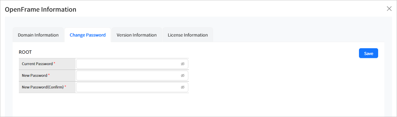 figure overview change password