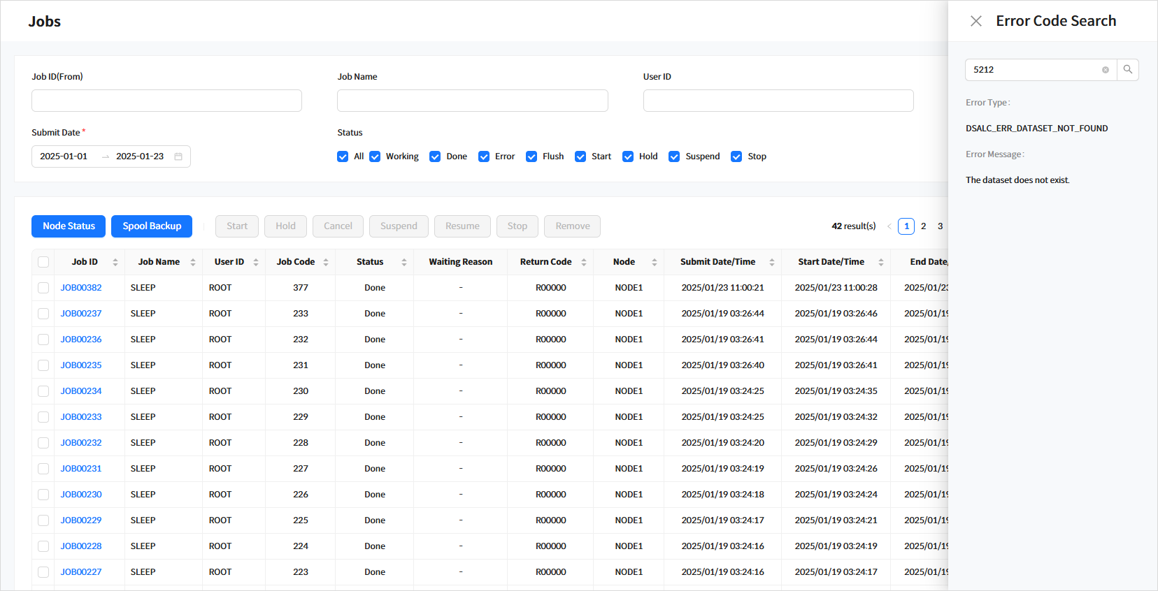 figure bm error list