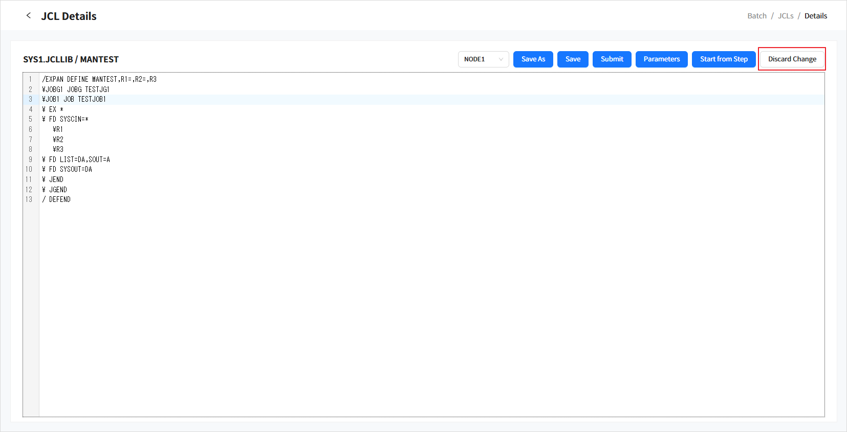 figure bm jcl detail