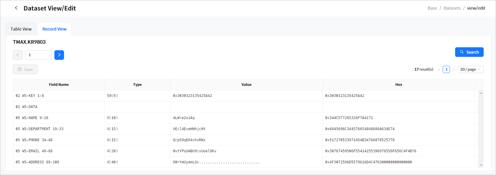 figure cm view record view