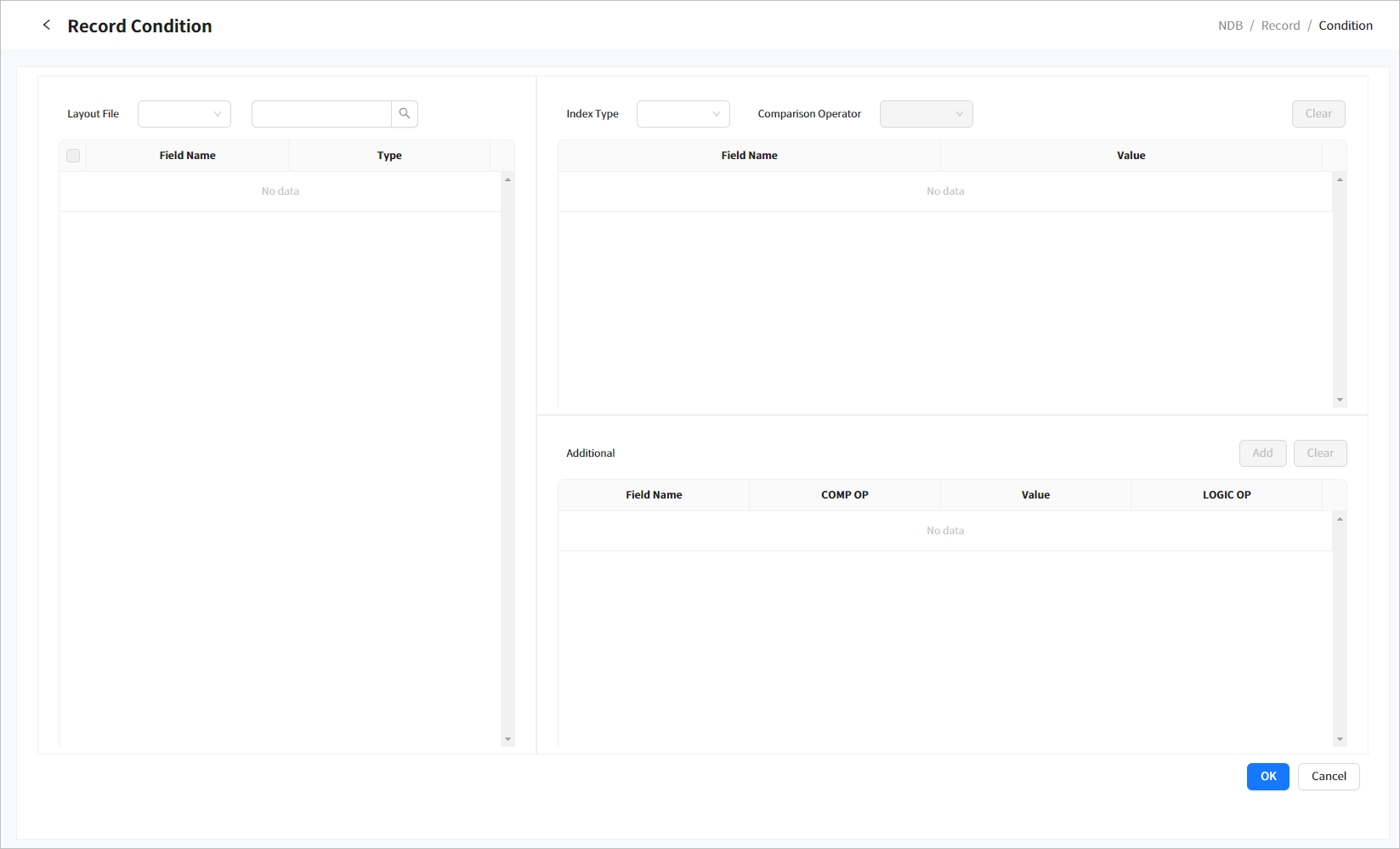 figure ndb record condition