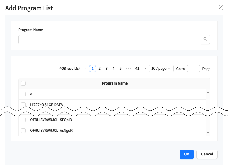 figure om program admin add list