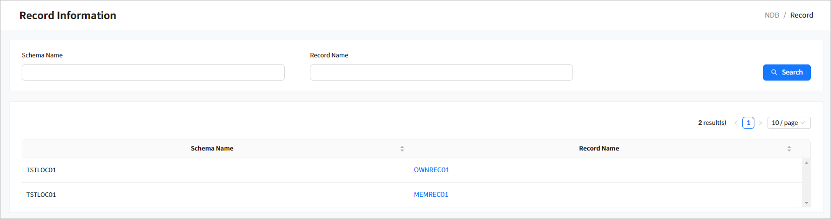 figure ndb record list